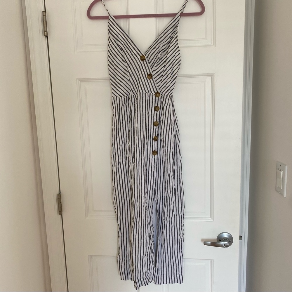 midi dress with slit